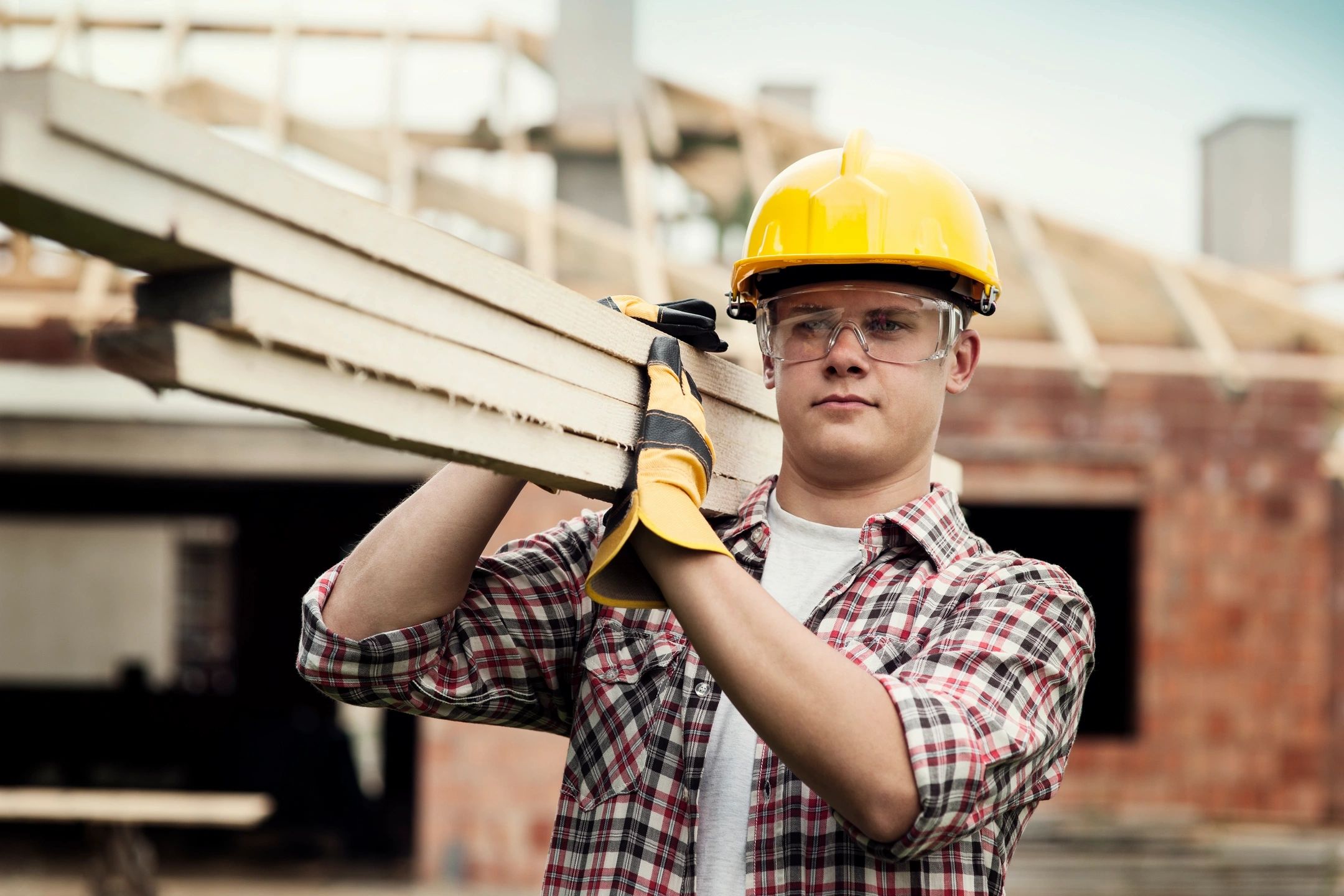 man working on a Construction site